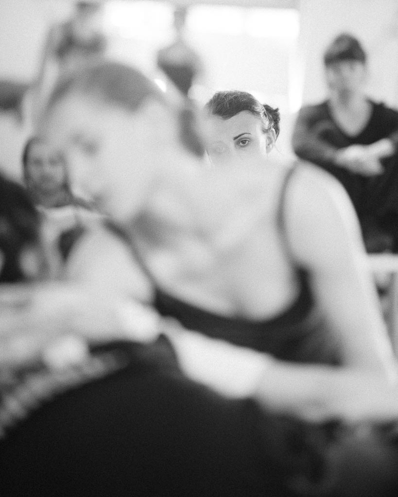Marina Mascarel coaches dancers during Northwest Dance Project's Launch summer workshop.